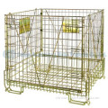 Stackable wire mesh container for PET preform industry